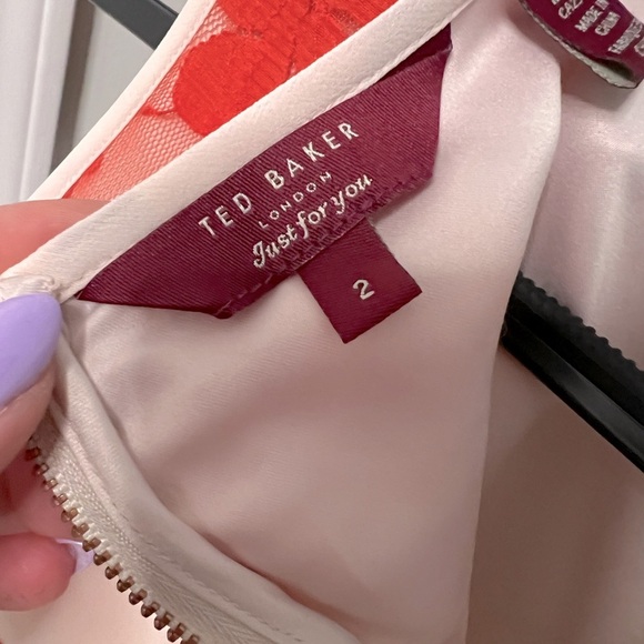 TED BAKER • CORAL LACE FIT & FLARE DRESS - Picture 5 of 6